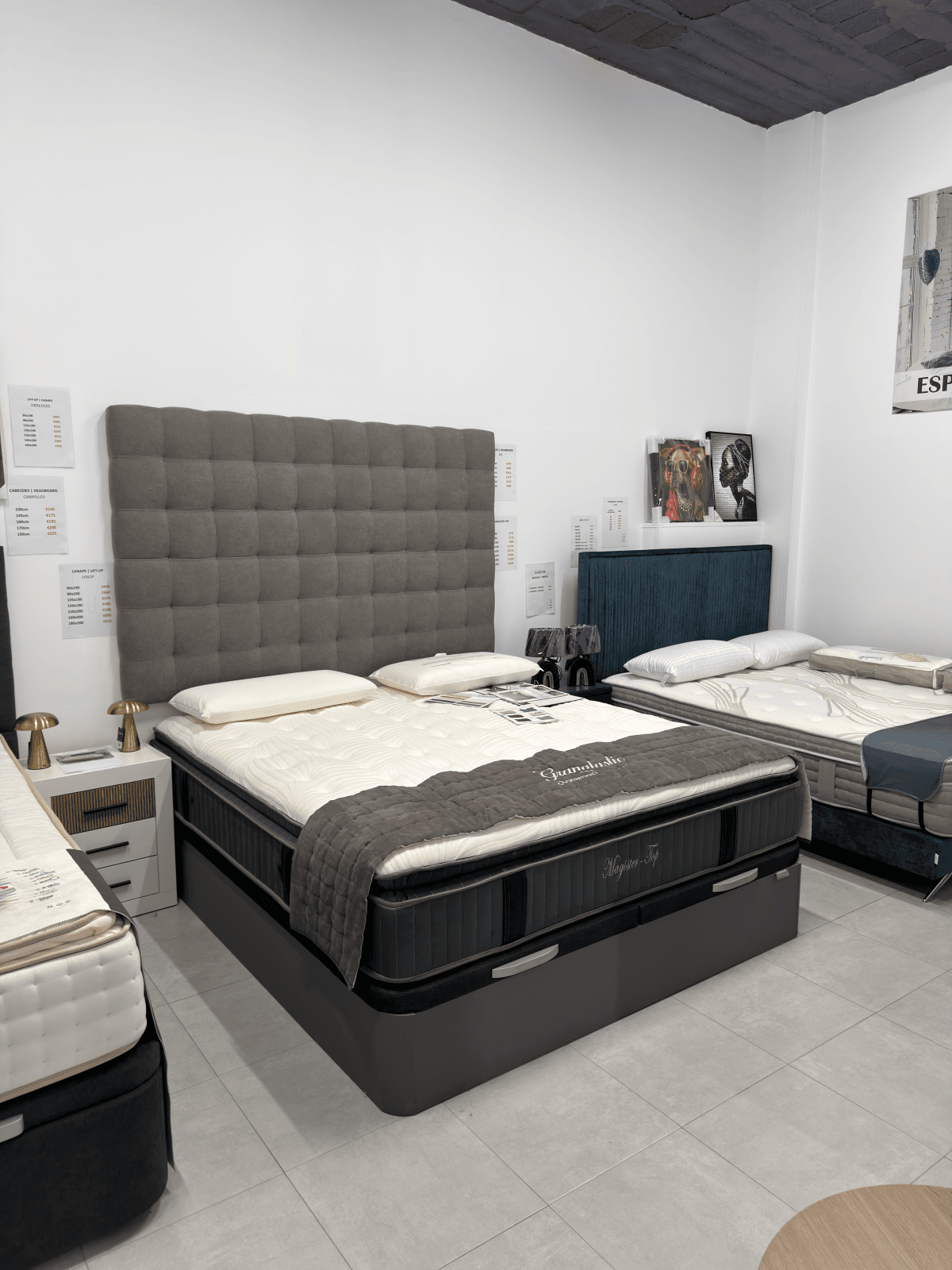 Magister top mattress and Lenop lift-up