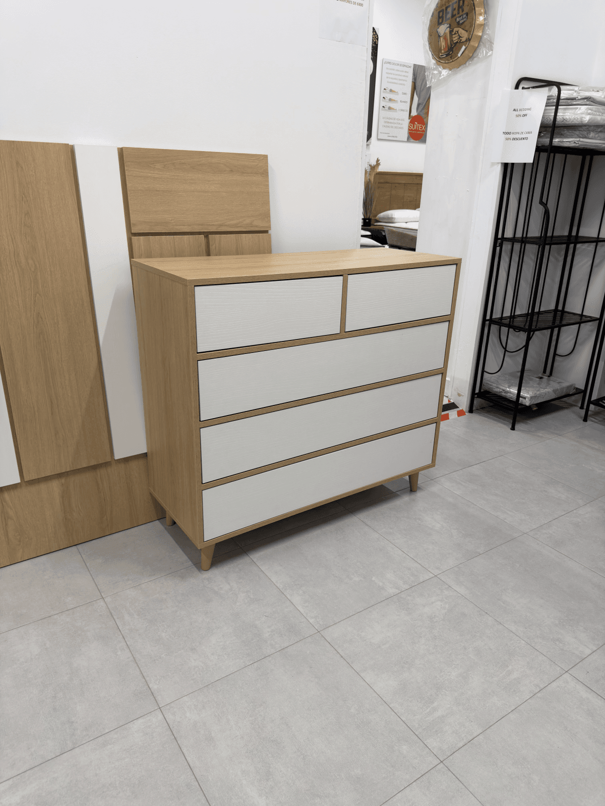 Italia Wide Chest of Drawers
